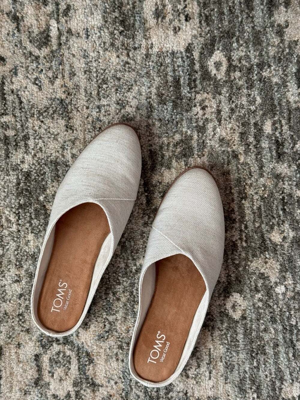 TOMS Amelia Mule Natural Yarn Dye Size 9